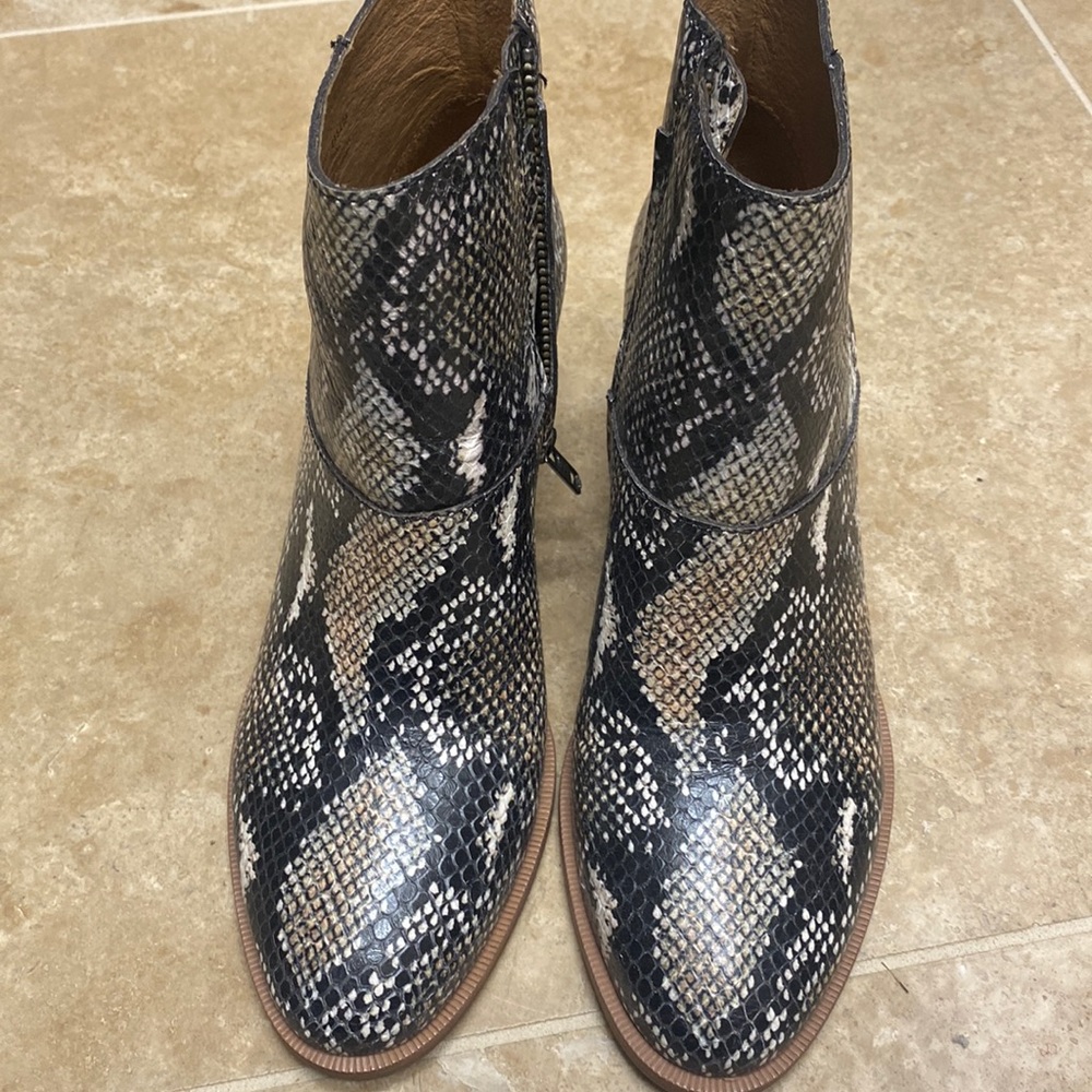 Cute snake skin boots